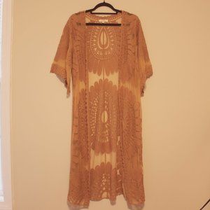 Rebellion Again Floral Kimono/Duster